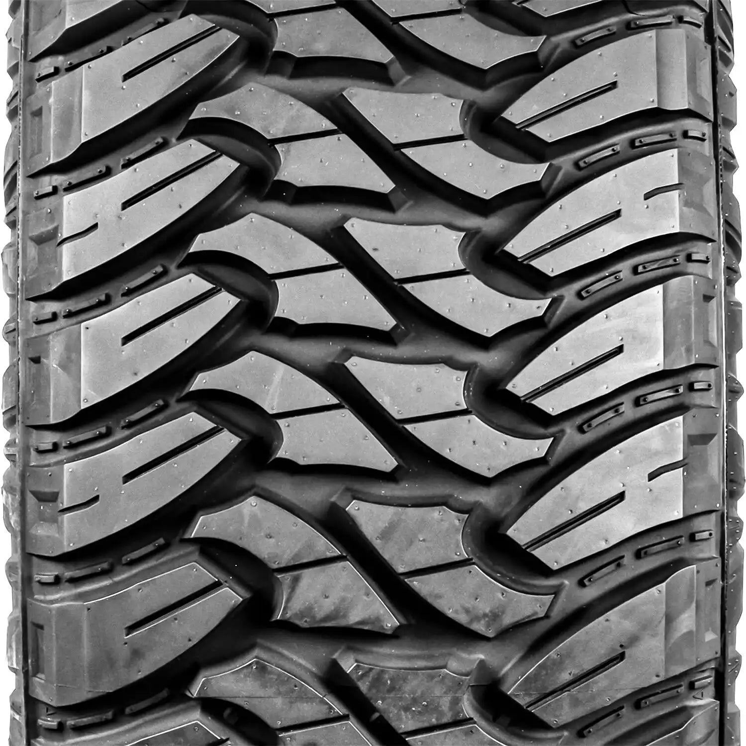 24" FR59 Snowflake Version 2 Gloss Black Wheel & Tire Package | 33X12.50R24 RBP | Fits Escalade Tahoe Yukon Sierra