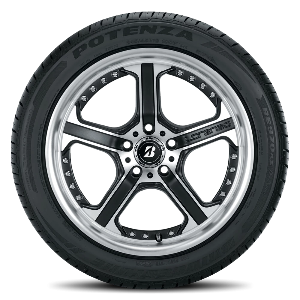 Bridgestone Potenza RE970AS Pole Position Tires 215/45R18 XL