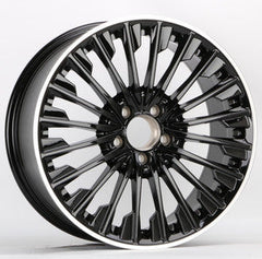 Mercedes  MB 121 18x8 5x112 et40 66.5 BLACK MACHINE LIP