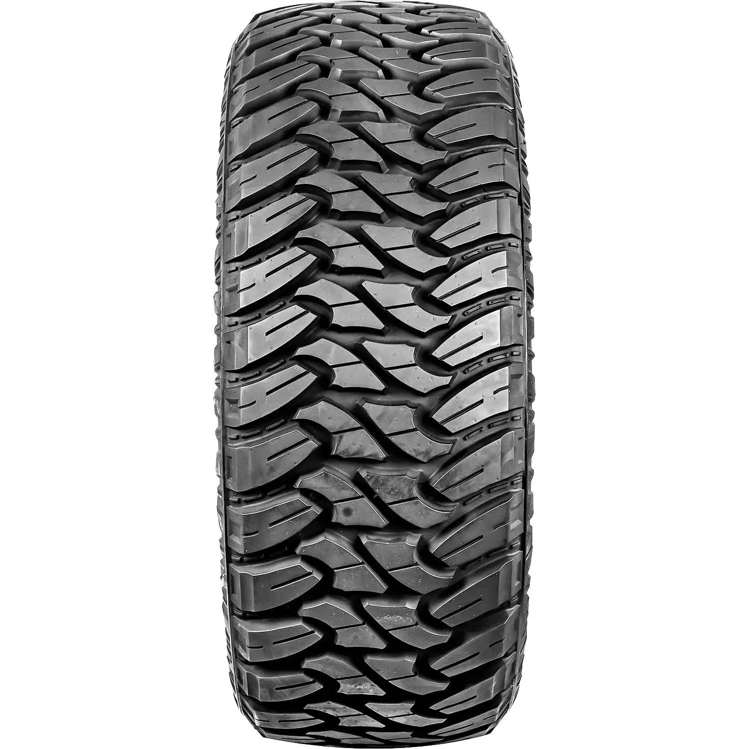 24" FR59 Snowflake Version 2 Gloss Black Wheel & Tire Package | 33X12.50R24 RBP | Fits Escalade Tahoe Yukon Sierra